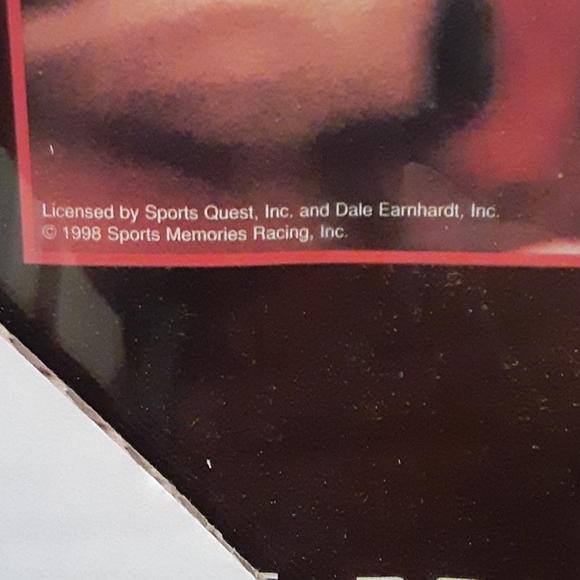 98 Dale Sr "VICTORY" 16×20 Framed Poster - Picture 2 of 2